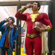 Shazam pops a nice cold cola with Billy Batson’s good friend Freddy Freeman (Jack Dylan).